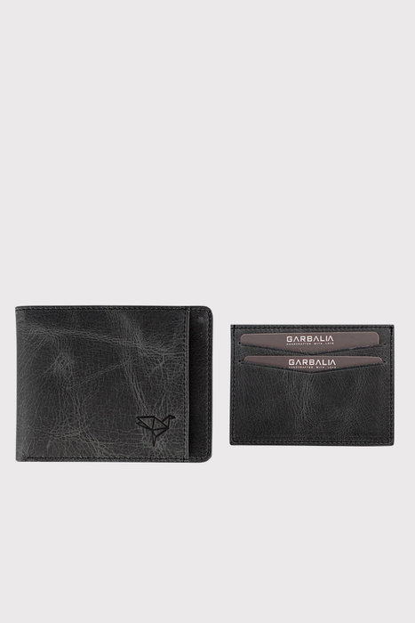 Zoozie Bags Tarjetero de Piel Auténtica con Bloqueo RFID Negro Zoozie Bags Tarjetero de Piel Auténtica con Bloqueo RFID Negro